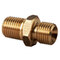 Double nipple brass conical male thread sealing 37° (98x series)